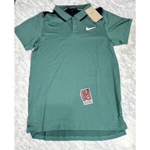 Nike Court Advantage Dri-FIT Tennis Polo tp Green Men's Small FD5317 361 NEW